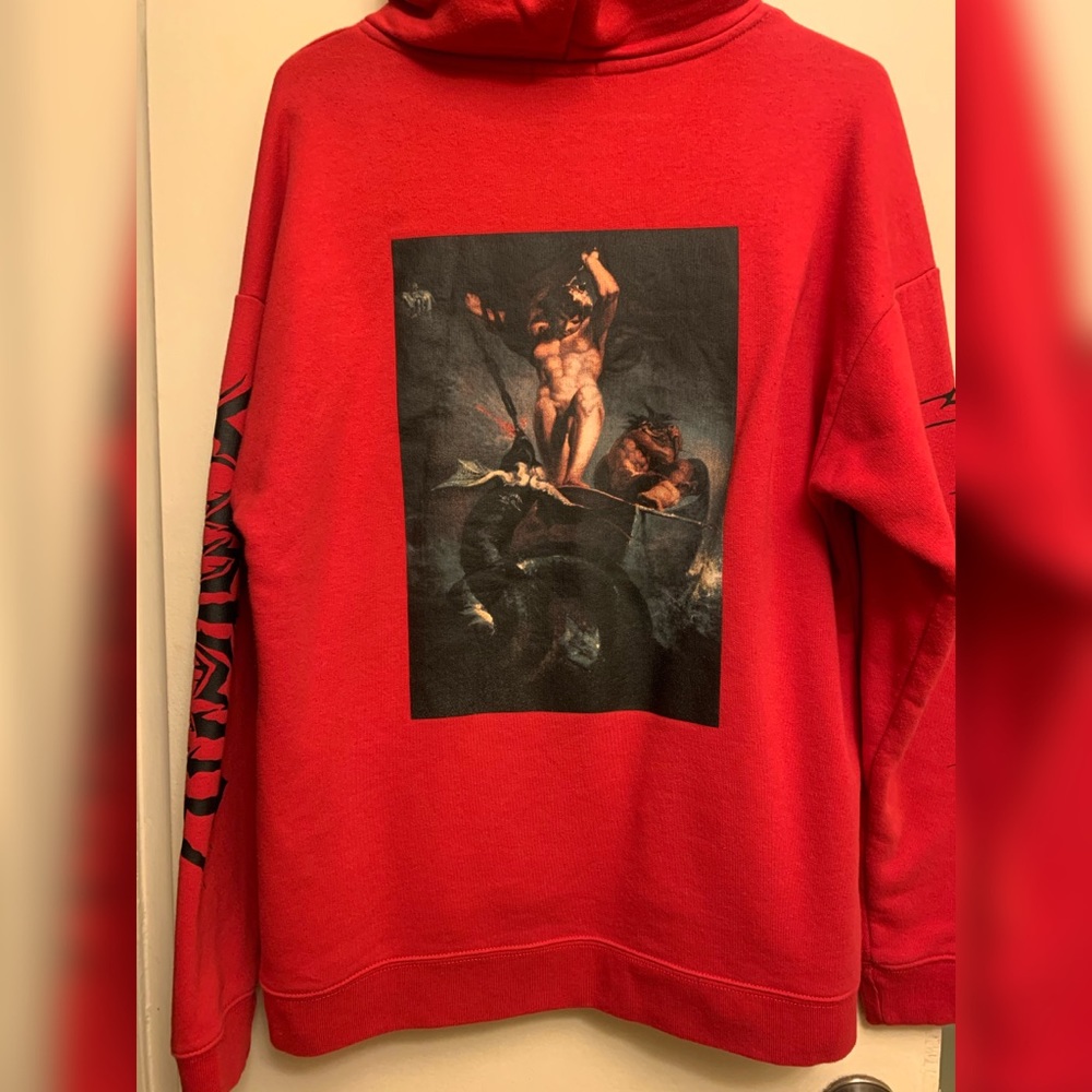 Aritzia hoodie w greek god art design